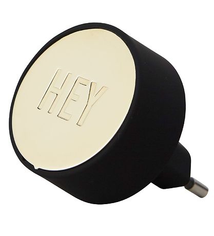 Design Letters Adapter - 12W - Guld/Hey Design Letters Adapter - 12W - Guld/Hey