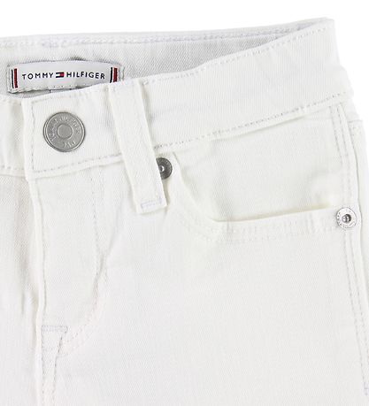 Tommy Hilfiger Jeans - Nora Skinny - Hvid Denim Tommy Hilfiger Jeans - Nora Skinny - Hvid Denim