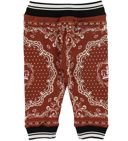 Dolce & Gabbana Sweatpants - Bordeaux m. Mønster