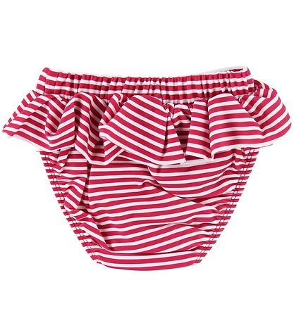 Petit Crabe Bikinitrusser - Zoe - UV50+ - Rød/Hvidstribet