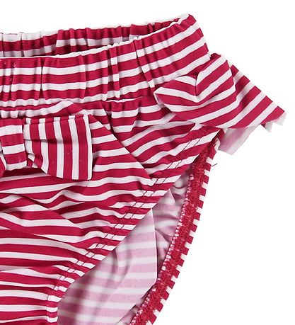 Petit Crabe Bikinitrusser - Zoe - UV50+ - Rød/Hvidstribet