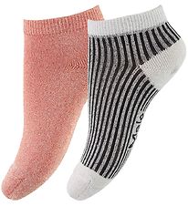 Molo Ankle Socks - 2-pack - Noja - Aloha Peach Molo Ankle Socks - 2-pack - Noja - Aloha Peach