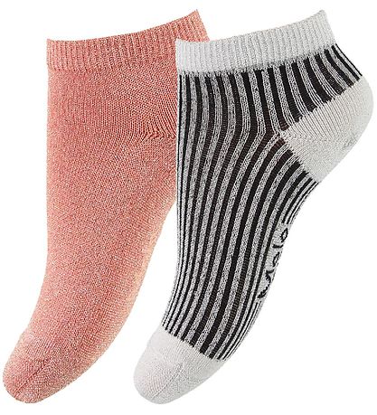 Molo Ankle Socks - 2-pack - Noja - Aloha Peach Molo Ankle Socks - 2-pack - Noja - Aloha Peach