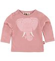 DYR Bluse - Critter - Rose Glow m. Elefant