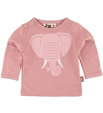 ANIMALS Blouse - Critter - Rose Glow w. Elephant