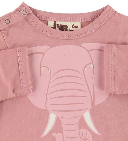 DYR Bluse - Critter - Rose Glow m. Elefant
