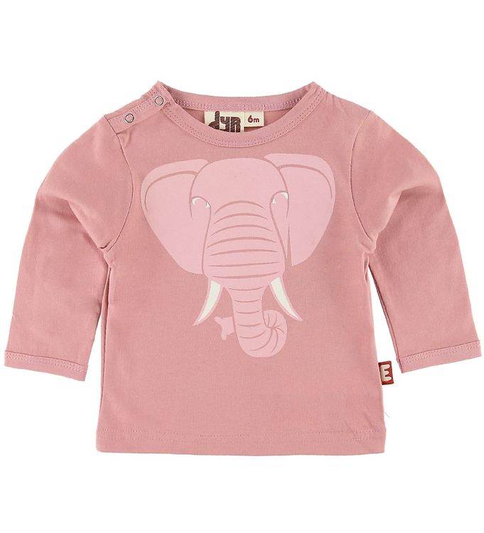 DYR Bluse - Critter - Rose Glow m. Elefant