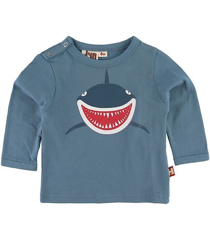 DYR Bluse - Critter - Grey Steel m. Haj