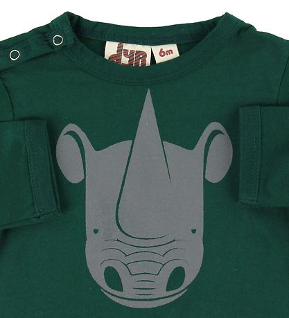 DYR Bluse - Critter - Dark Bottle m. Næsehorn