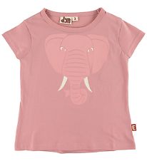 DYR T-shirt - DYRWildlife - Rose Glow m. Elefant DYR T-shirt - DYRWildlife - Rose Glow m. Elefant
