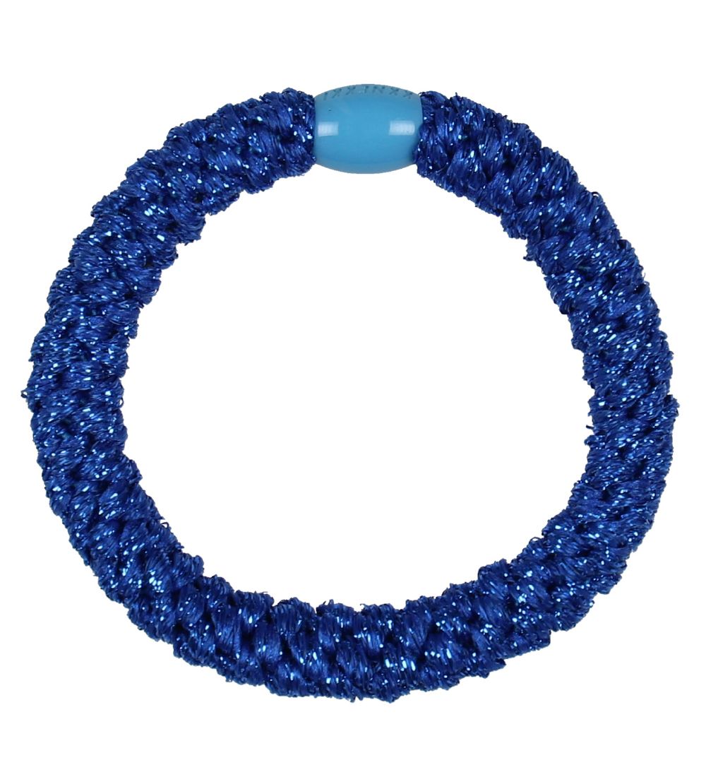 Kknekki Haarelastiek - Elektrisch blauw Glitter - Kknekki - OneSize - Haaraccessoires