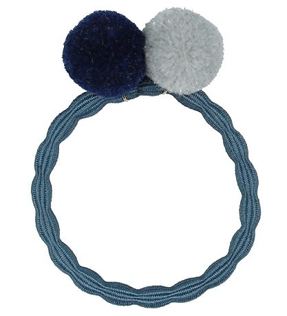 Kknekki Hårstrikk - Støvet Blå m. Pom-Pom Kknekki Hårstrikk - Støvet Blå m. Pom-Pom