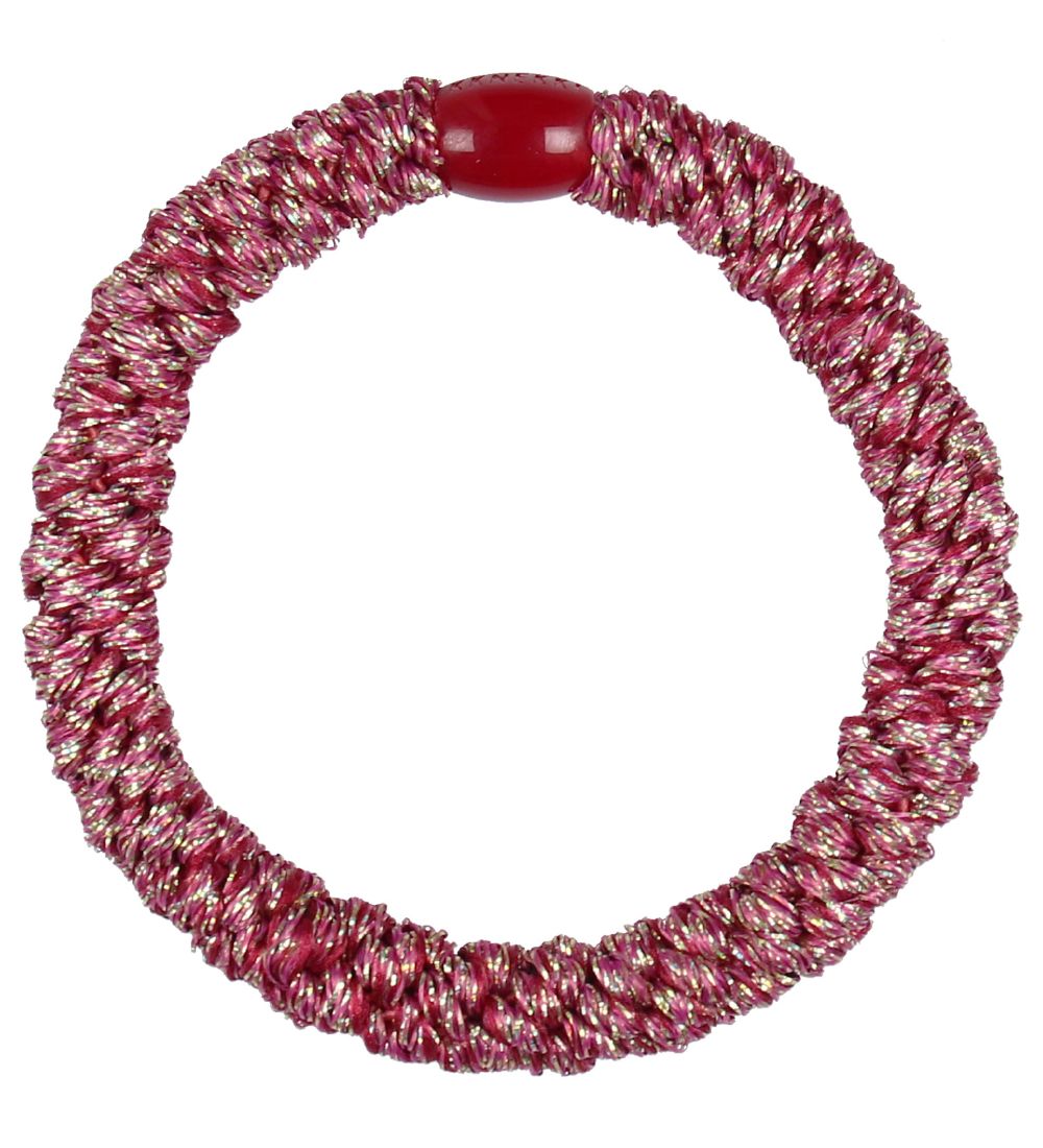 Kknekki Haargummi - Dunkel Rosa Glitzer - Kknekki - One Size - Haarschmuck