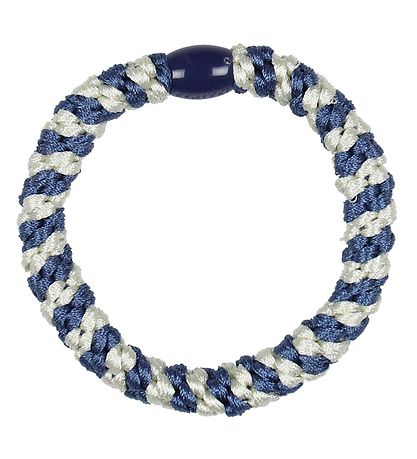Elastique à Cheveux Kknekki - Vieux Bleu/Blanc Elastique à Cheveux Kknekki - Vieux Bleu/Blanc