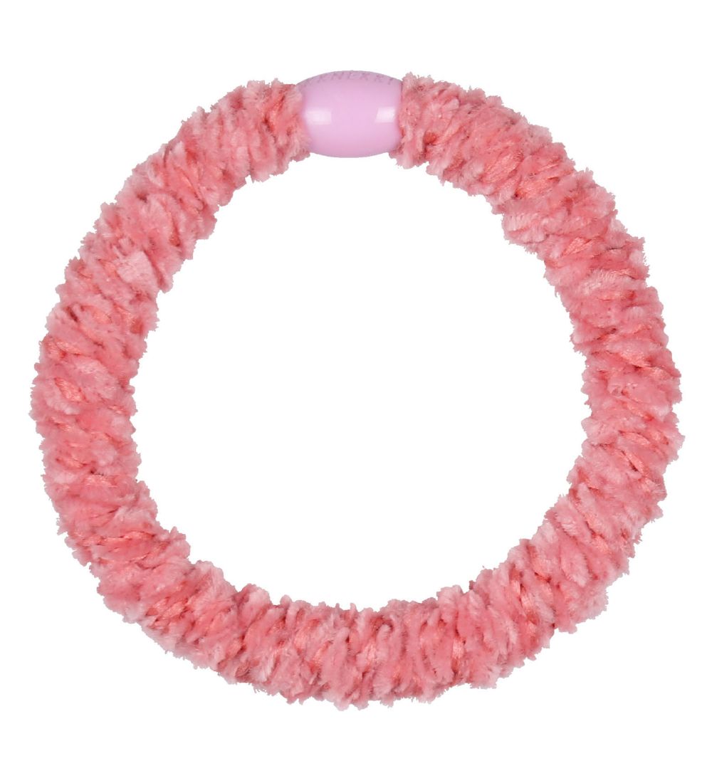 Kknekki Haargummi - Rosa Velours - Kknekki - One Size - Haarschmuck