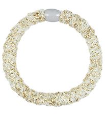 Kknekki Haarelastiek - Lichtblauw/Goud Fluweel m. Glitter Kknekki Haarelastiek - Lichtblauw/Goud Fluweel m. Glitter