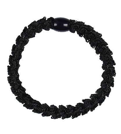 Elastique à Cheveux Kknekki - Noir Brillant av. Lace Elastique à Cheveux Kknekki - Noir Brillant av. Lace