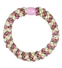 Kknekki Hair Tie - Pink/Yellow Glitter Kknekki Hair Tie - Pink/Yellow Glitter