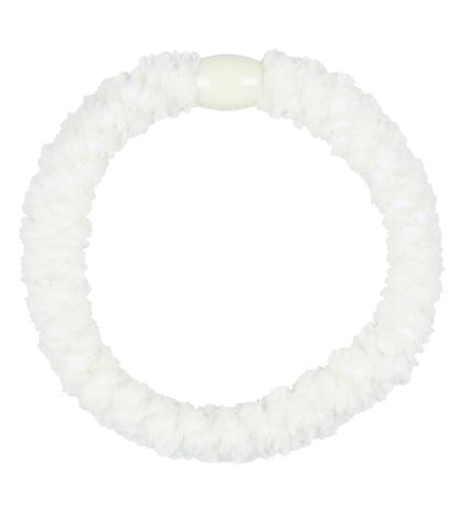 Elastique à Cheveux Kknekki - Blanc Velours Elastique à Cheveux Kknekki - Blanc Velours