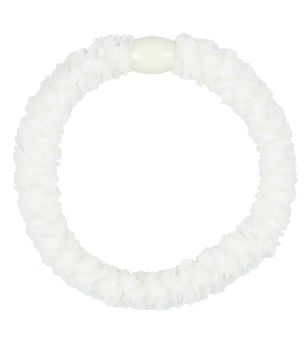 Kknekki Haargummi - Weiß Velours - Kknekki - One Size - Haarschmuck