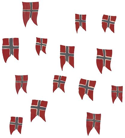 That's Mine Wallstickers - 14 pcs - Norwegian Flag