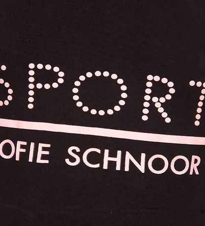 Sport by Sofie Schnoor Top - Pi - Sort/Rosa m. Logo Sport by Sofie Schnoor Top - Pi - Sort/Rosa m. Logo