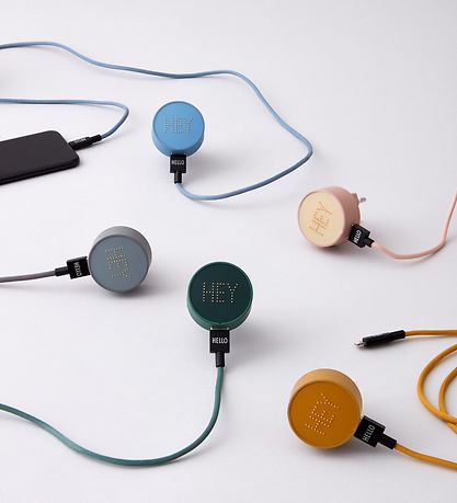 Design Letters Adapter - 12W - Grå/Hey m. Perler