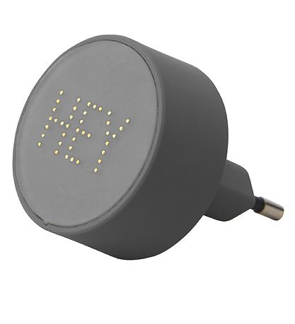 Design Letters Adapter - 12W - Grå/Hey m. Perler Design Letters Adapter - 12W - Grå/Hey m. Perler