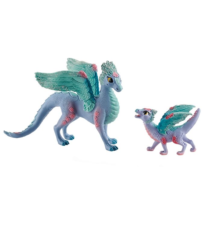 Schleich Bayala - H:11,5 cm - Blomsterdragemor & Unge 70592