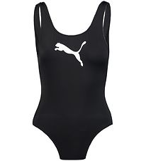 Puma Swimsuit - UV50+ - Black w. Logo Puma Swimsuit - UV50+ - Black w. Logo