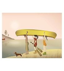 Vissevasse Poster - 30x40 - Canoe Vissevasse Poster - 30x40 - Canoe