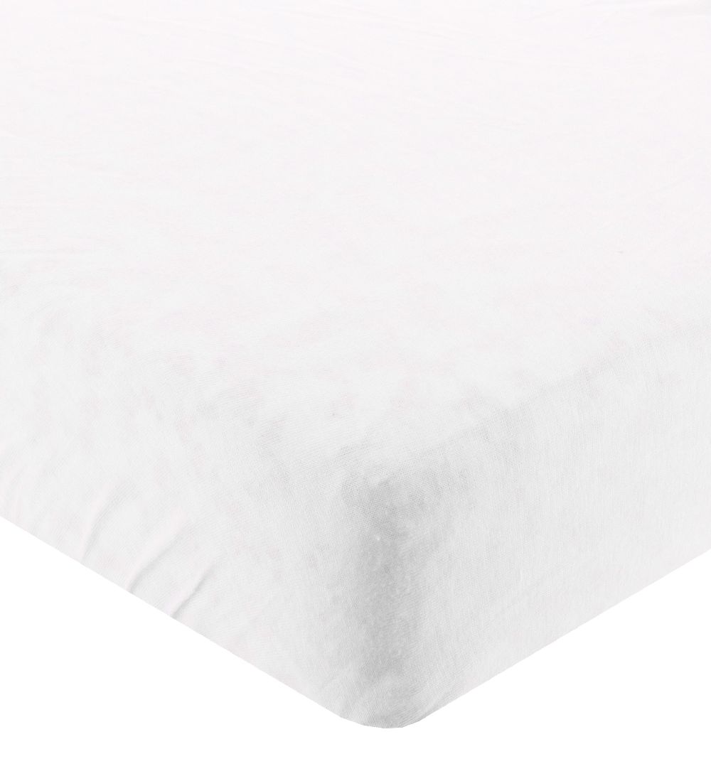 BabyDan Bettlaken m. Nässeschutz - 70x160 - Weiß - BabyDan - One Size - Bettlaken