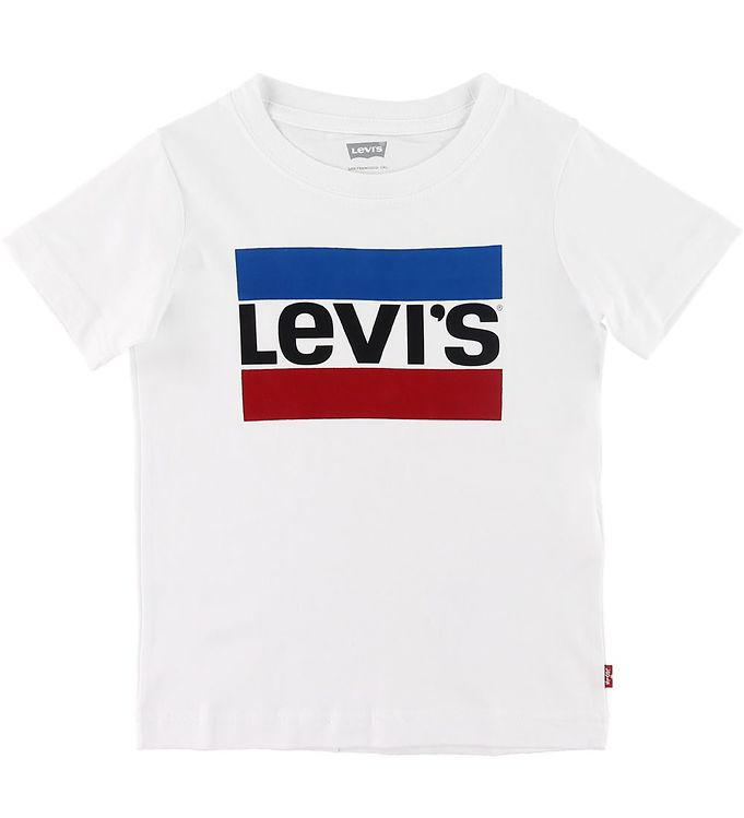 Levi's T-shirt med Logo - Hvid