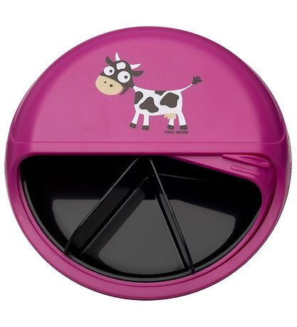 Carl Oscar Snackboks - BentoDISC - 18 cm - Purple Cow Carl Oscar Snackboks - BentoDISC - 18 cm - Purple Cow