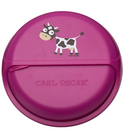 Carl Oscar Snackboks - BentoDISC - 18 cm - Purple Cow