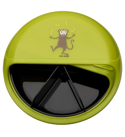 Carl Oscar Snackboks - BentoDISC - 18 cm - Lime Monkey Carl Oscar Snackboks - BentoDISC - 18 cm - Lime Monkey