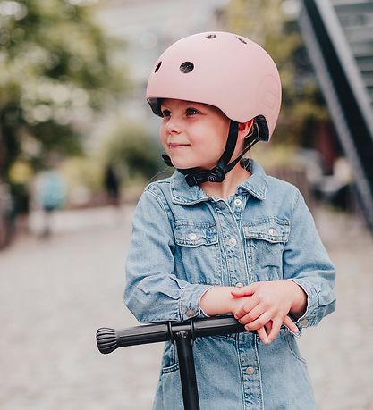 Scoot and Ride Cykelhjelm - Rose