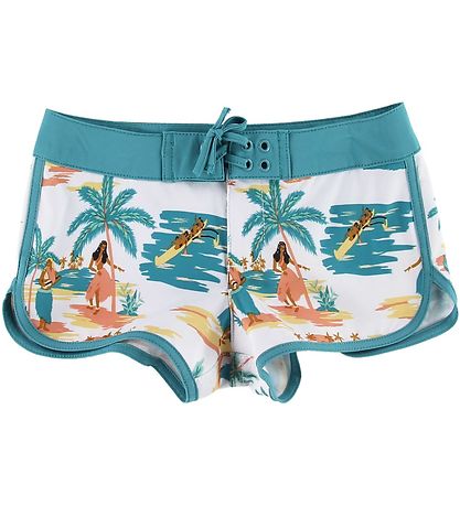 Roxy Shorts - White/Petrol Roxy Shorts - White/Petrol