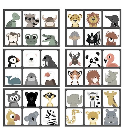 Kids by Friis Picture Lottery - 6 Plates - Noah's Ark Kids by Friis Picture Lottery - 6 Plates - Noah's Ark