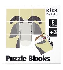 Kids by Friis Puzzle Blocks - 9 Blocks - Fairytale Kids by Friis Puzzle Blocks - 9 Blocks - Fairytale
