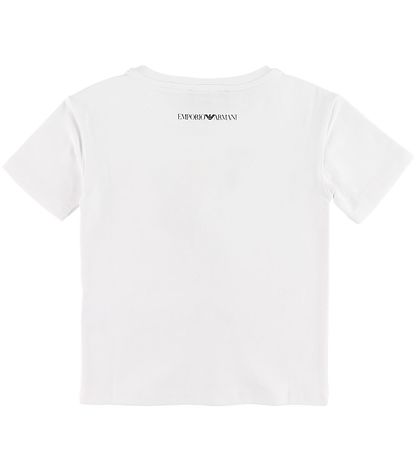 Emporio Armani T-shirt - White w. Girl Emporio Armani T-shirt - White w. Girl