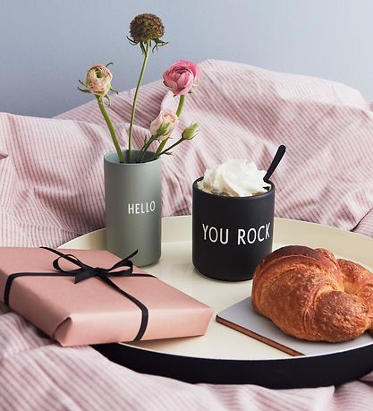 Design Letters Kop - Favourite - Porcelæn - Sort You Rock