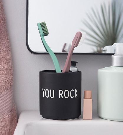 Design Letters Kop - Favourite - Porcelæn - Sort You Rock