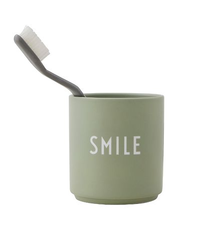 Design Letters Kop - Favourite - Porcelæn - Grøn Smile