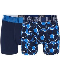 Ronaldo Boxershorts - 2-pak - Navy/Blå m. Print
