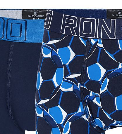 Ronaldo Boxershorts - 2-pak - Navy/Blå m. Print