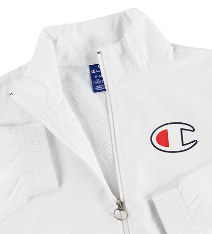 Champion Fashion Cardigan - Hvítur M. Lógó Champion Fashion Cardigan - Hvítur M. Lógó