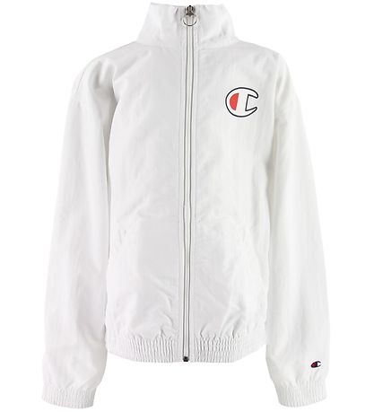 Champion Fashion Cardigan - Hvítur M. Lógó Champion Fashion Cardigan - Hvítur M. Lógó