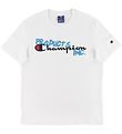 T-Shirt Champion Fashion - Blanc av. Logo