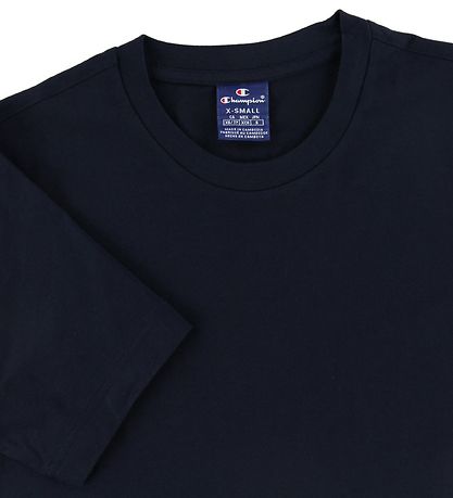 Champion Fashion T-Shirt - Navy/Weiß m. Logo Champion Fashion T-Shirt - Navy/Weiß m. Logo
